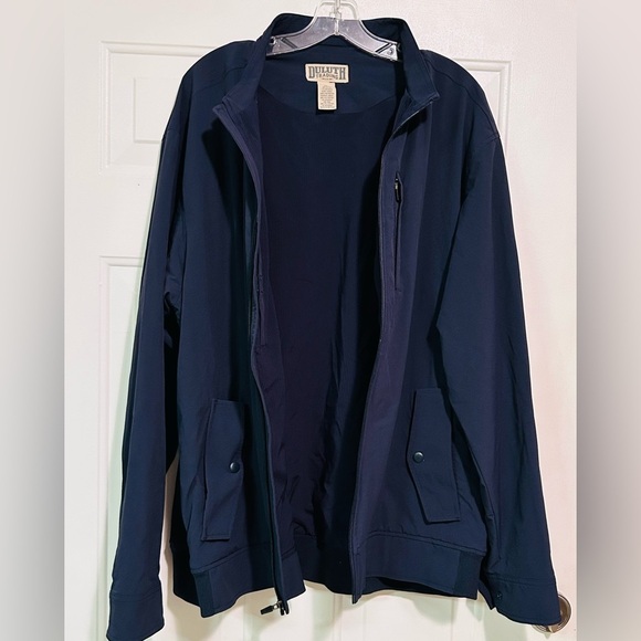 Duluth‎ Trading Co Men's XL Jacket Blue Wind Breaker Like New - Picture 3 of 7